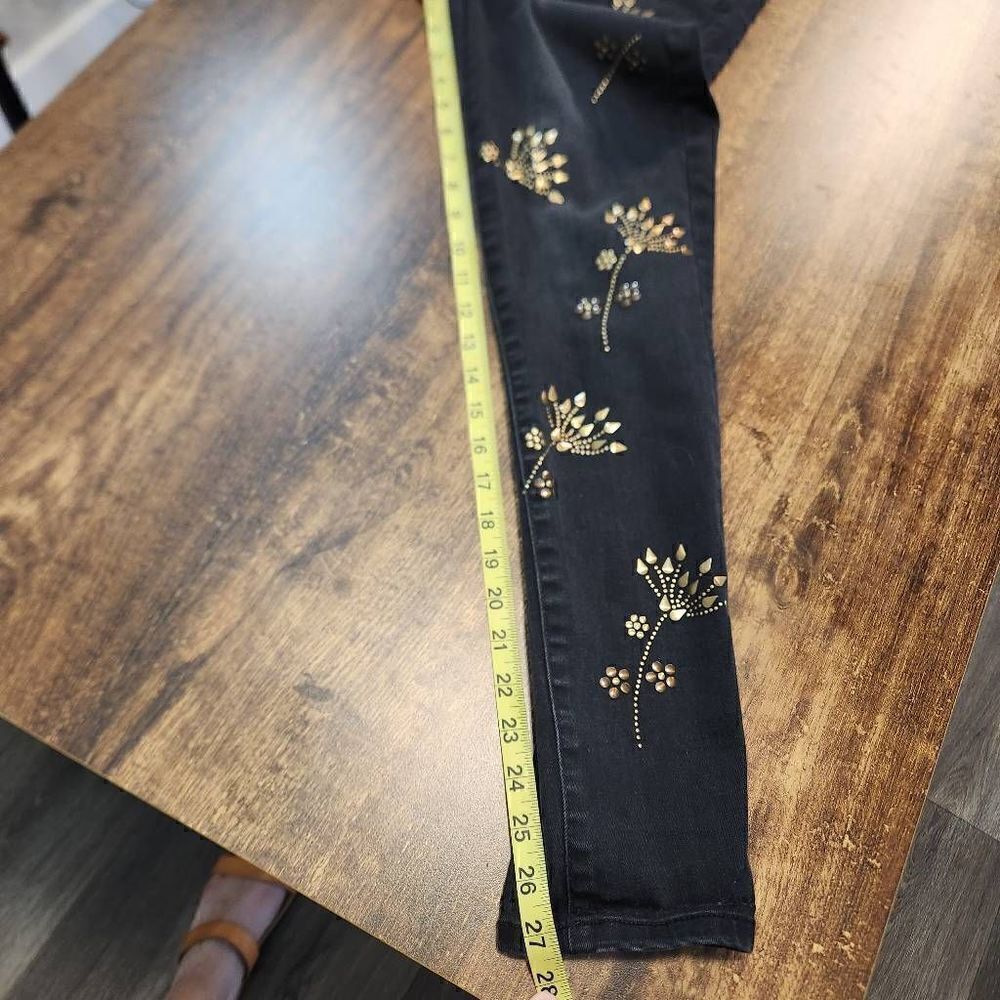 Tommy Hilfiger Tribeca Skinny studded floral jeans - Picture 7 of 9